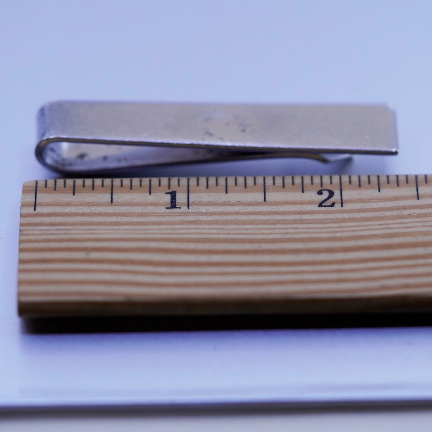 Vintage BK Sterling 925 silver handmade tie clip