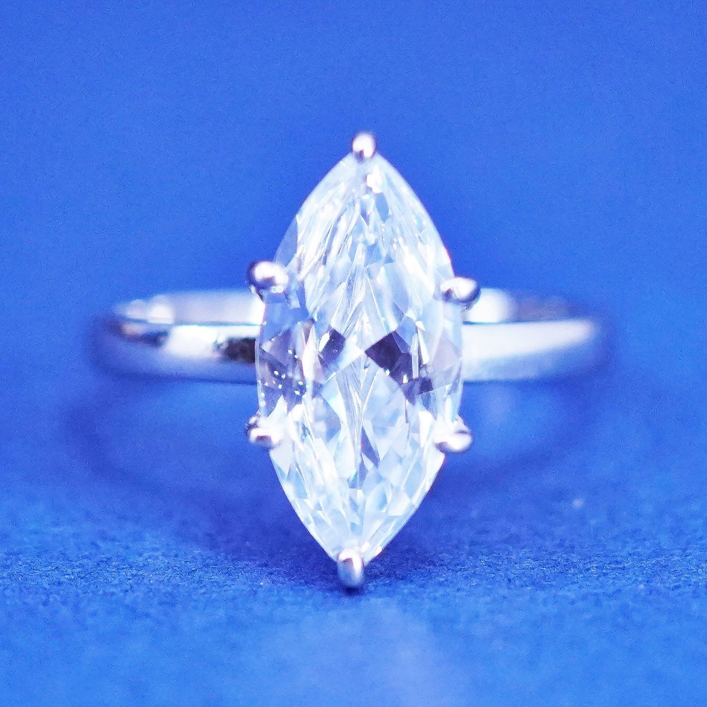 Size 5, vintage Sterling 925 silver handmade engagement ring with cz detail