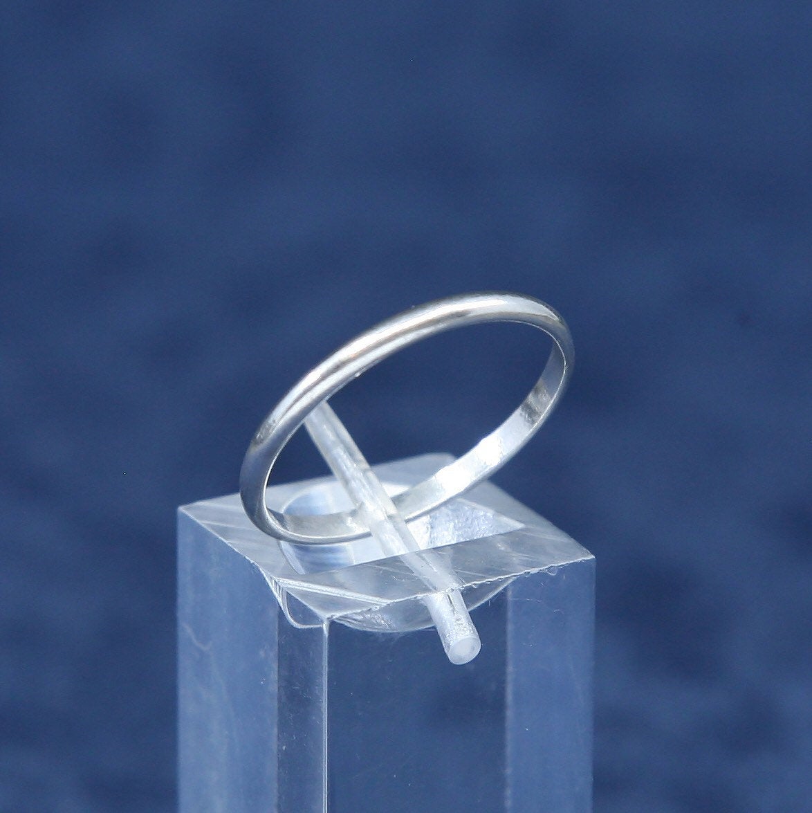 sz 9.25, vtg Sterling silver handmade ring, 925 wedding band, stamped 925