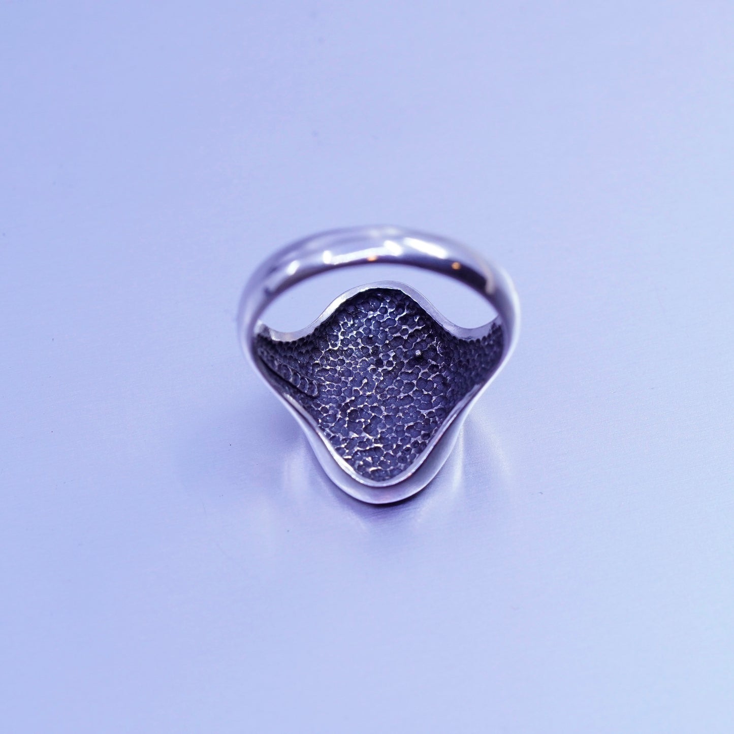 Size 8.25, Native American navajo Sterling 925 silver Kokopelli ring turquoise