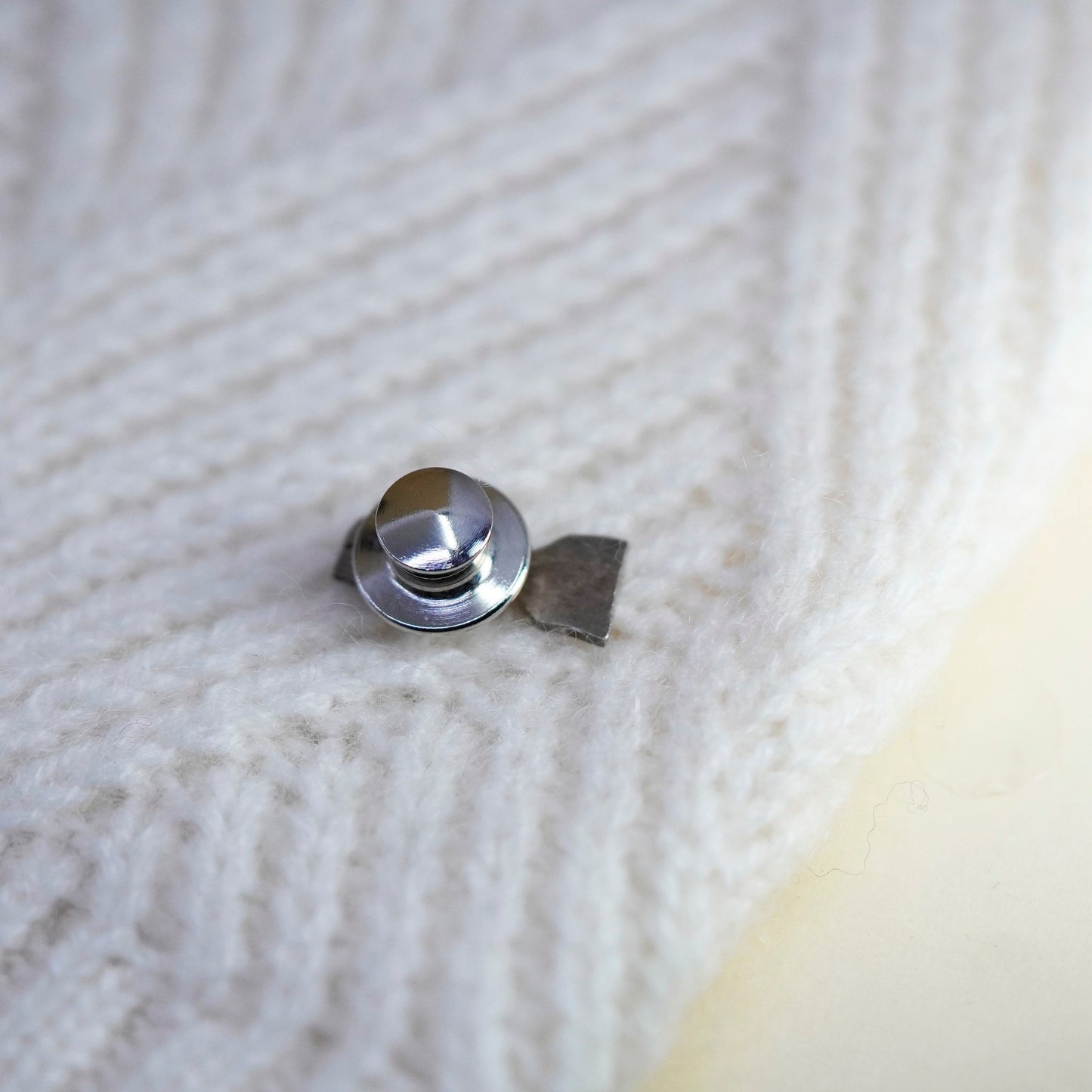 Vintage Sterling silver handmade brooch, 925 broom pin with letter ASS