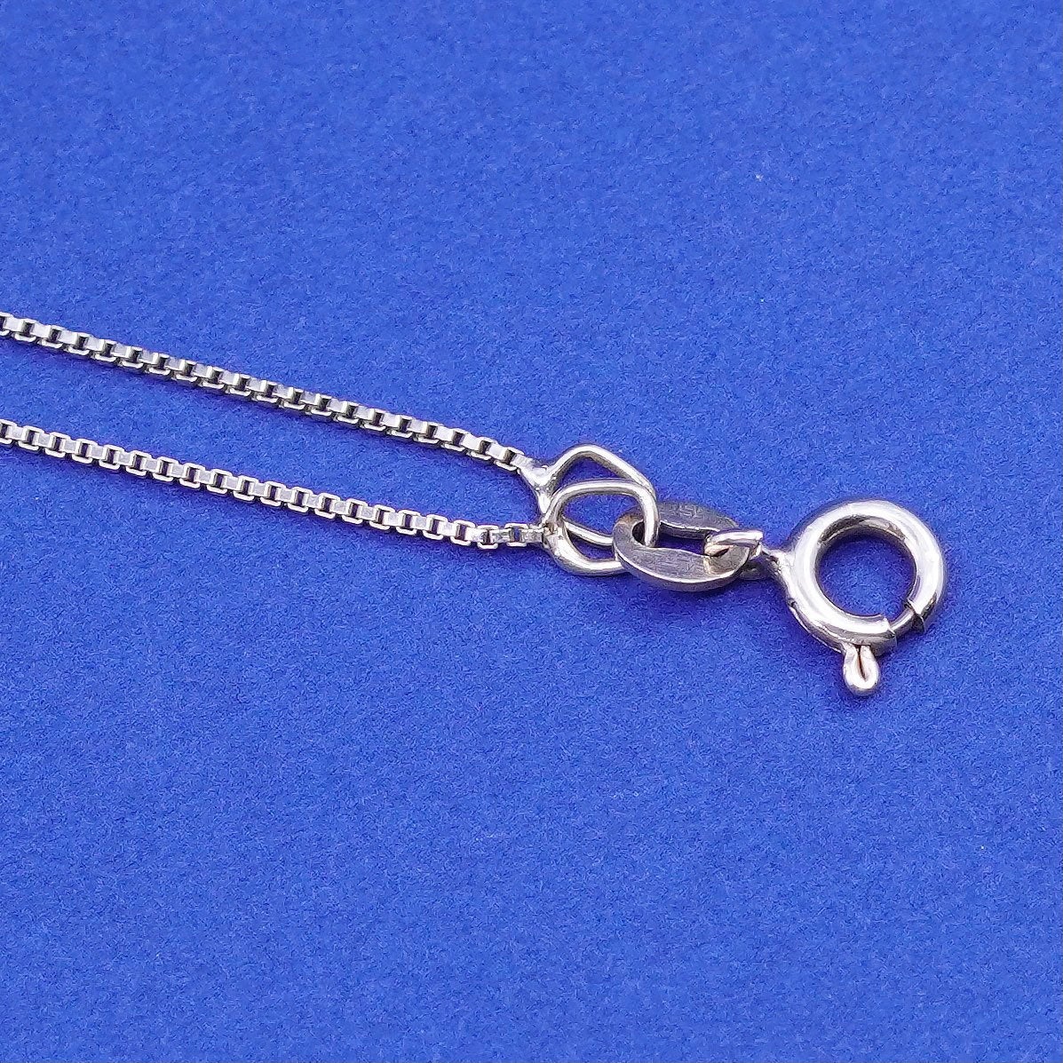 18”, 1mm, vintage vermeil gold filled Sterling silver necklace, 925 box chain