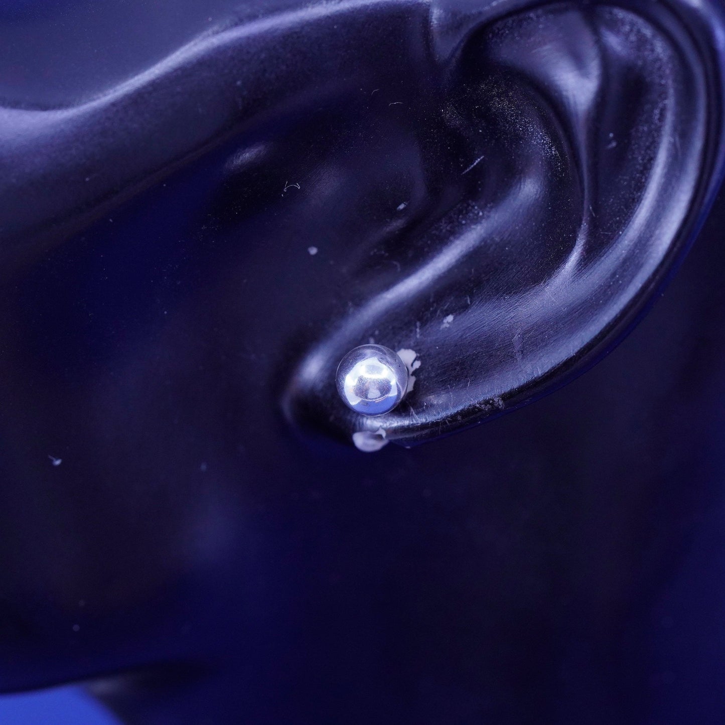 Vintage Sterling 925 silver handmade earrings, 925 studs, Stamped 925