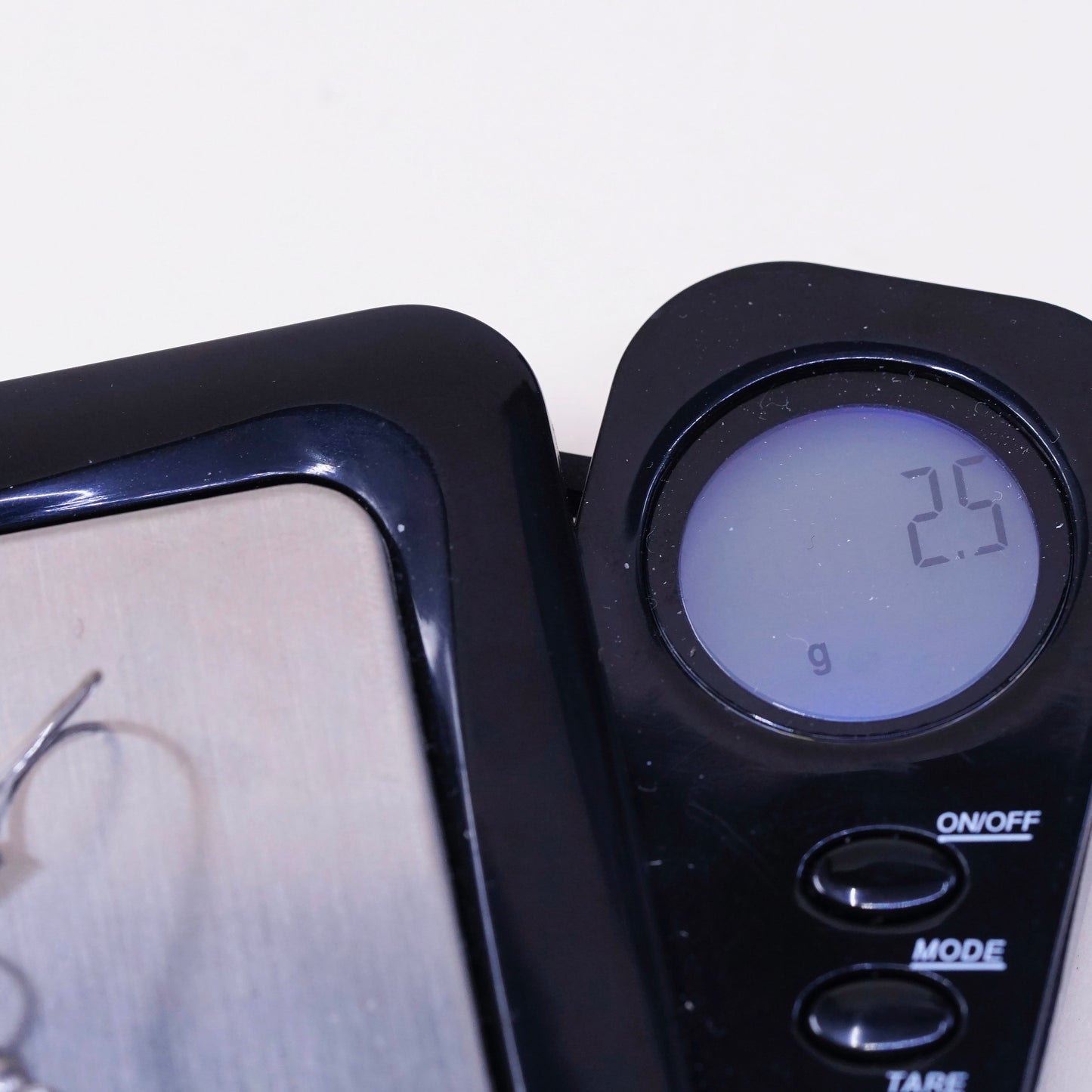 vtg Mexico sterling silver handmade earrings, 925 circle w/ abalone and resin