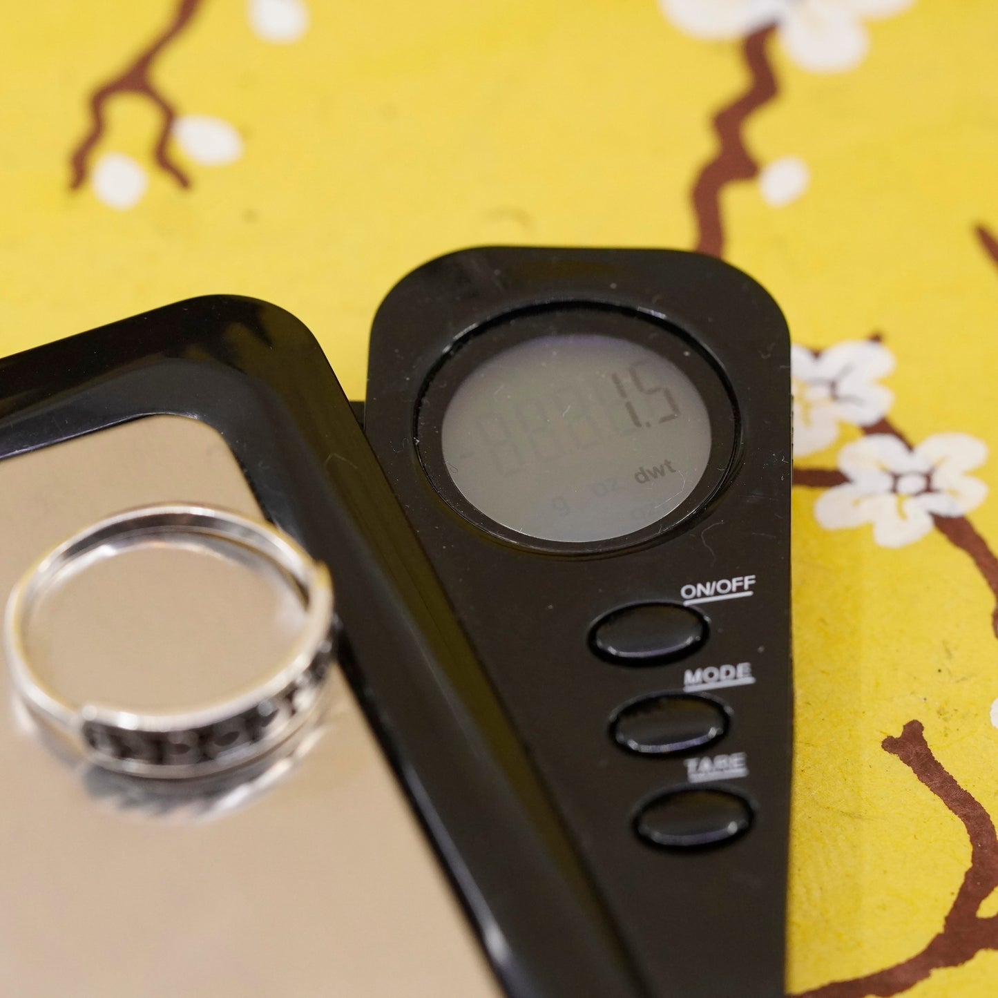 size 10, Sterling silver handmade ring, 925 stackable band with moon phases