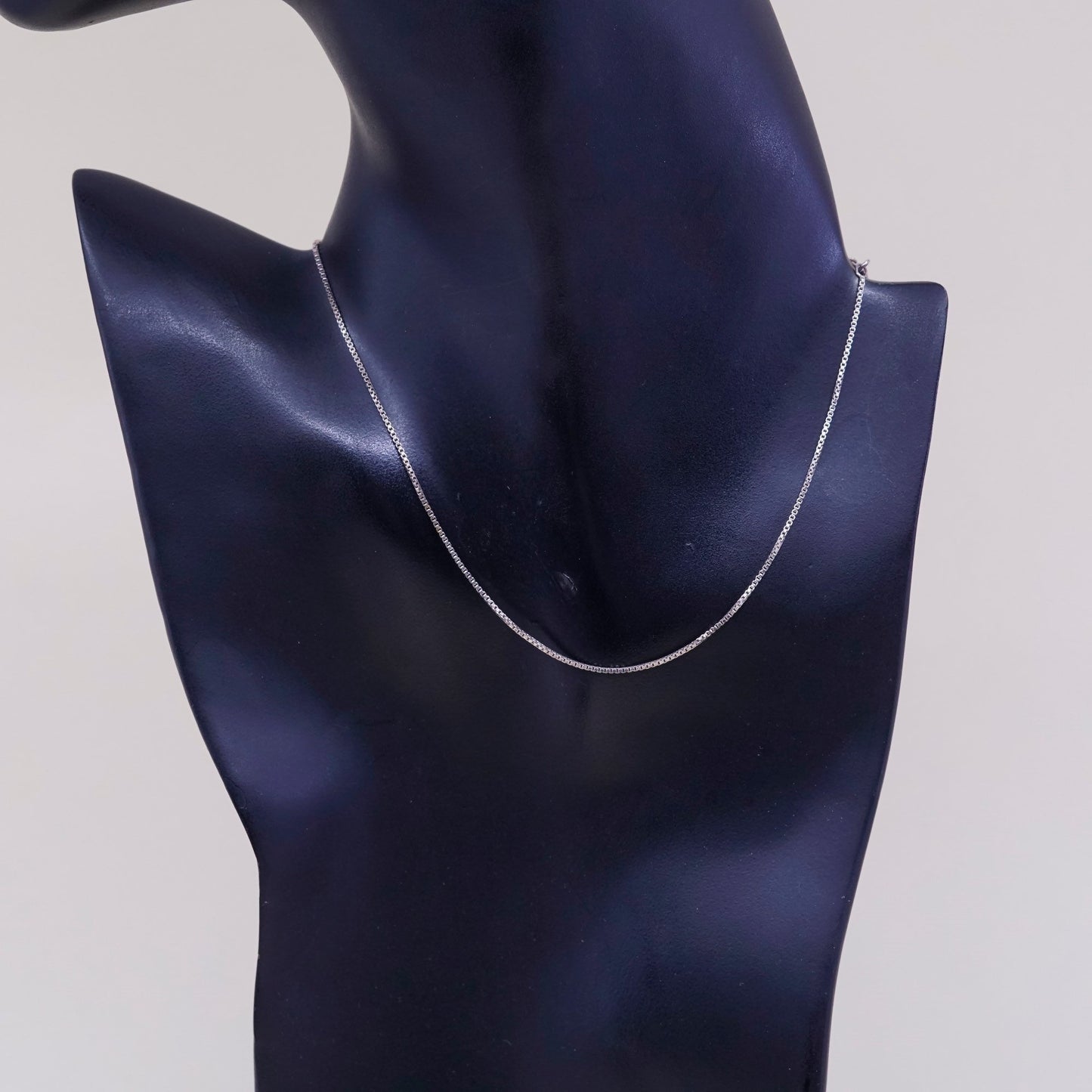 14”, 1mm, Vermeil Gold over sterling silver chain, 925 Italy chain