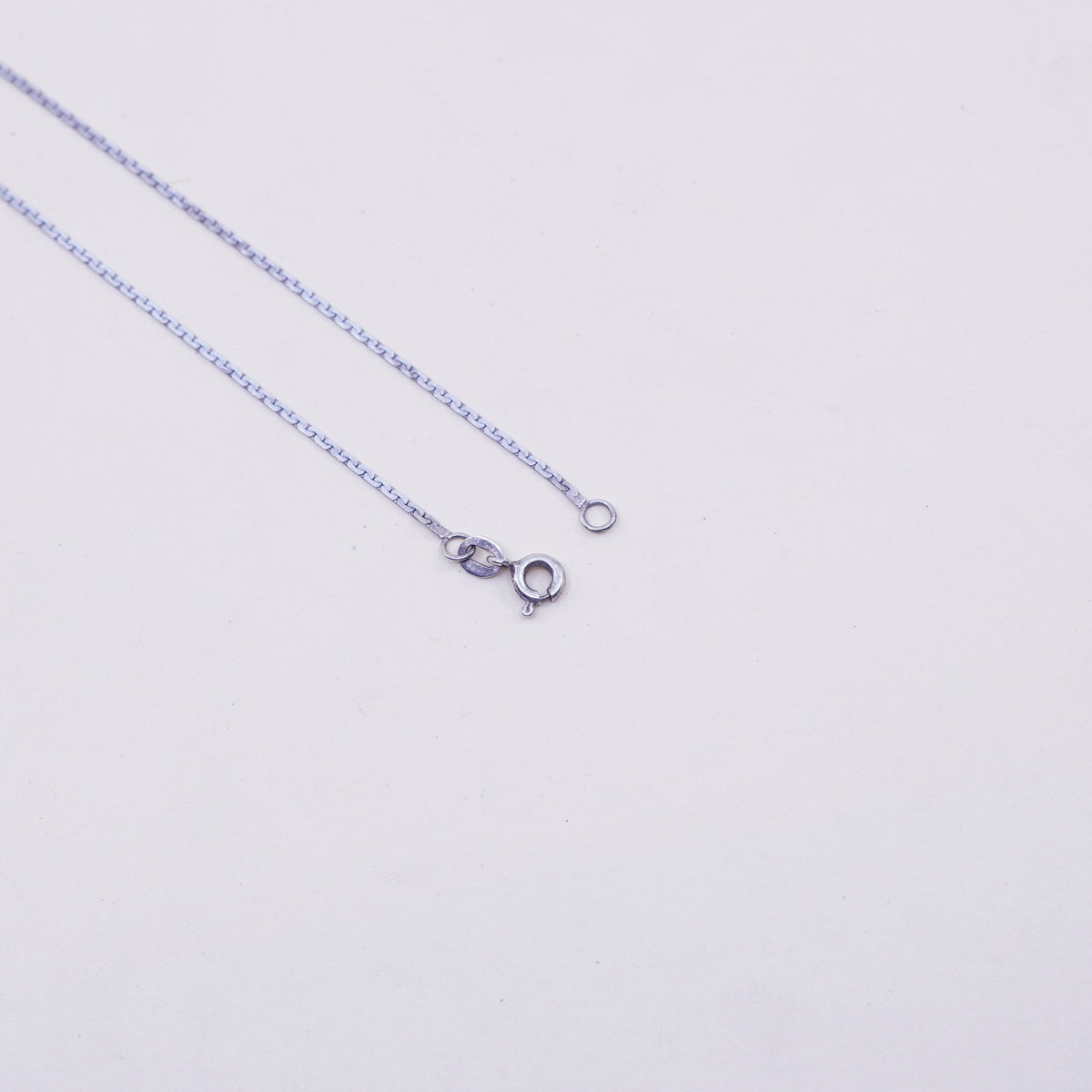 16”, 1mm, Vintage sterling silver anchor chain, 925 chain, men’s necklace