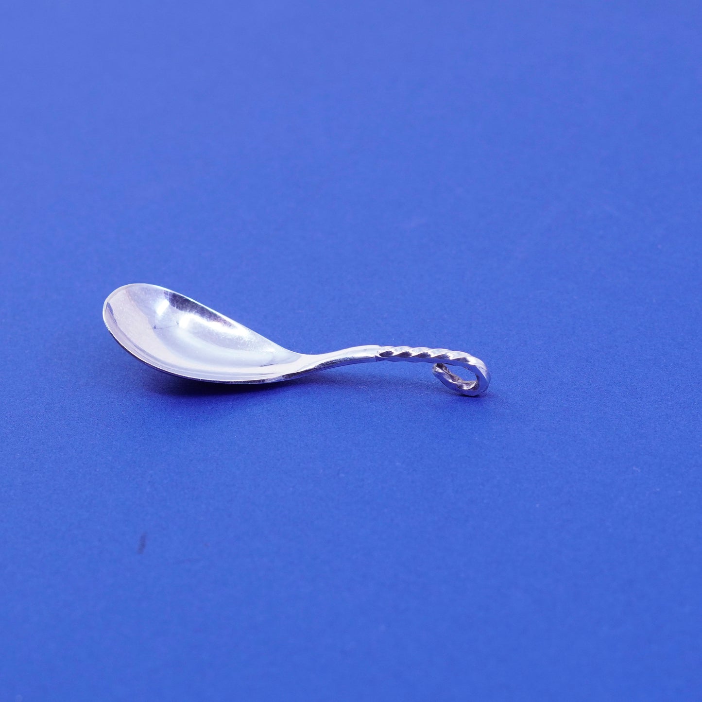 Vintage sterling silver handmade pendant, 925 spoon