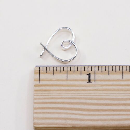Veg sterling silver handmade pendant, Friendship Quote 925 heart charm