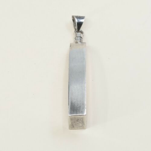 Vintage Mexico Sterling silver 925 Handmade Modern Huge Pendant, Stamped TH-88