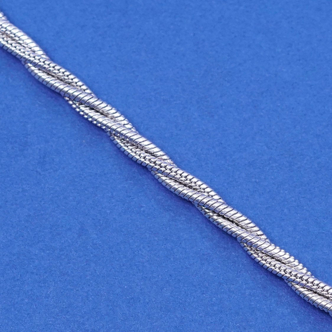 11.5", Sterling silver handmade ankle bracelet, 925 belly dancer anklet chime