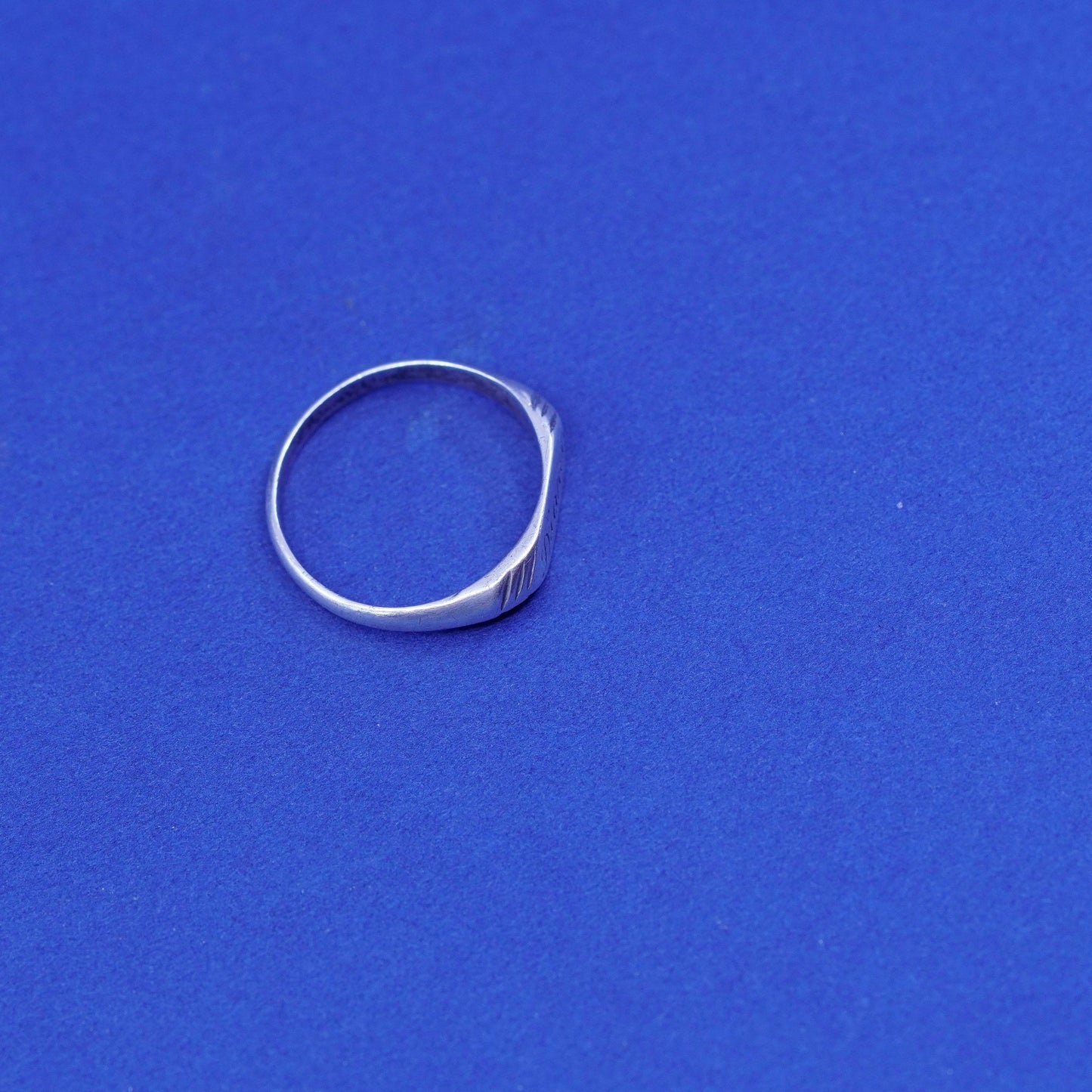 Size 6, vintage Sterling silver handmade band, 925 name “Diana” band