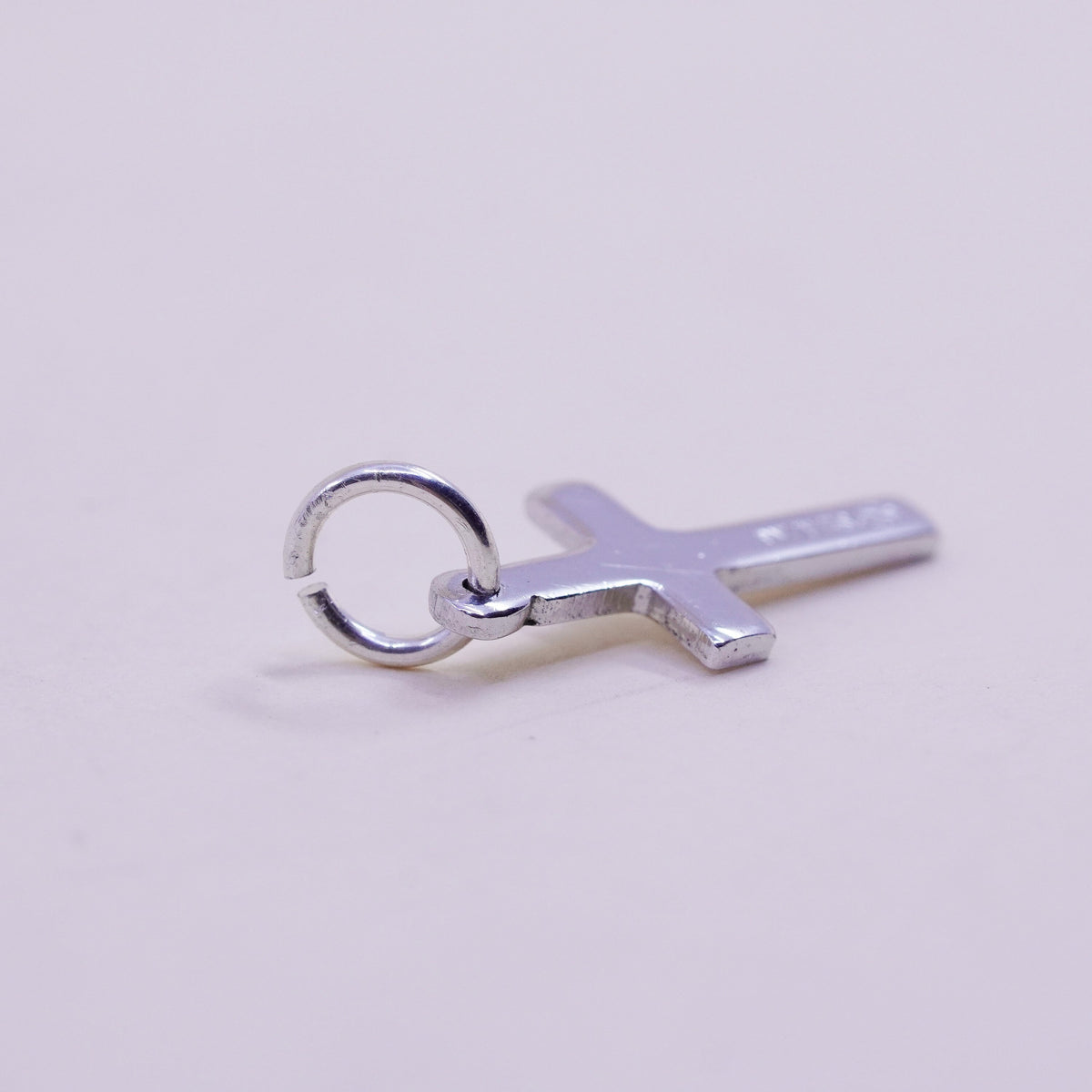 Vintage Sterling silver pendant, 925 cross charm