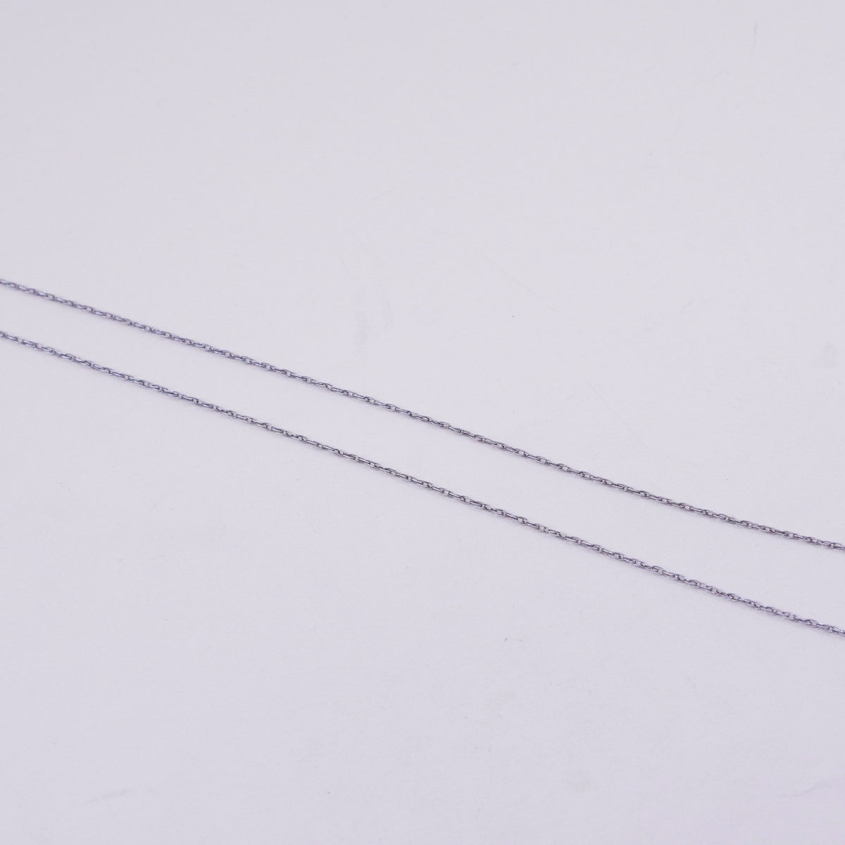 20” 1mm, vintage sterling silver necklace, 925 Singapore rope chain