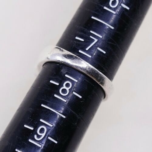 Sz 7.5, Sterling Silver Engagement Ring, 925 Silver Ring W/ Birthstone Topaz