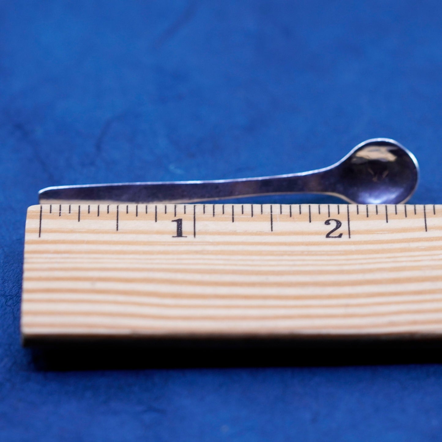 Vintage huge sterling silver handmade brooch, 925 mini spoon