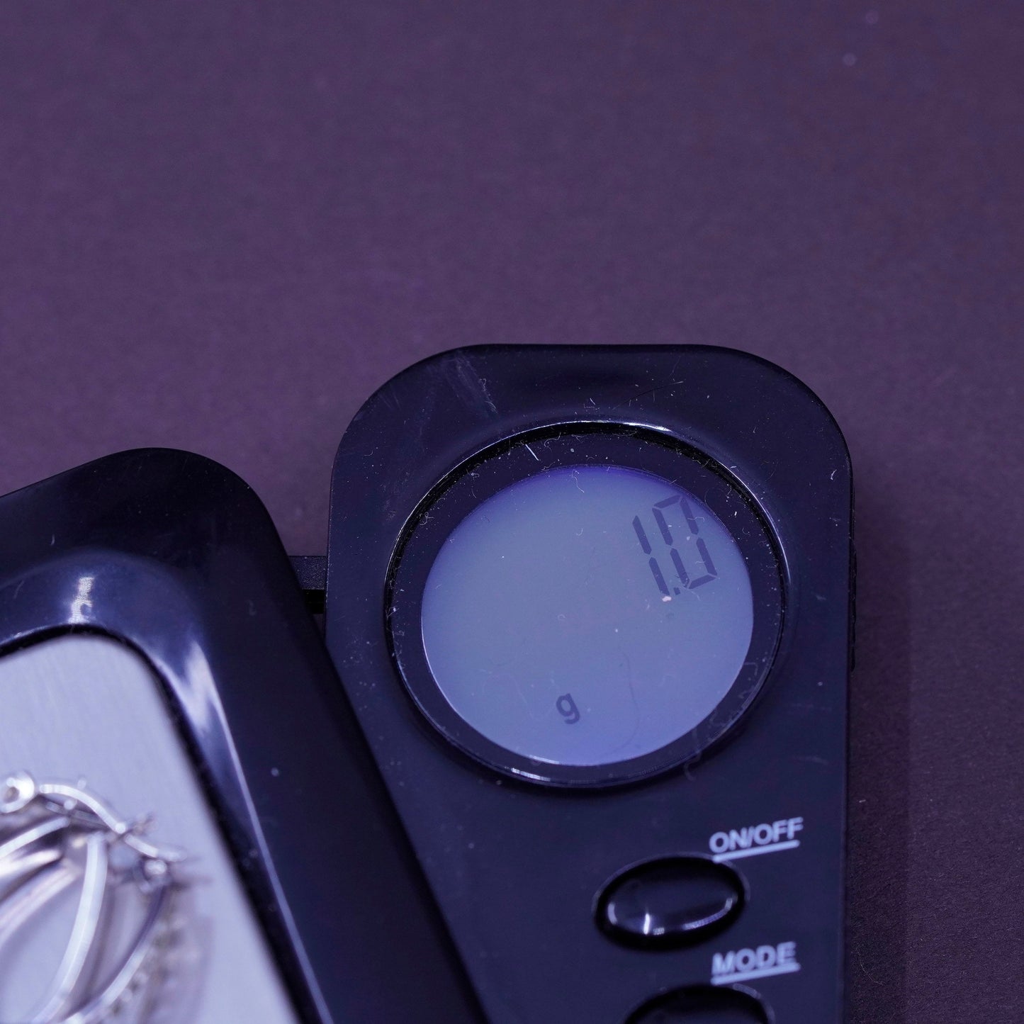 0.5”, vintage Sterling silver hoop earrings, 925 hoops