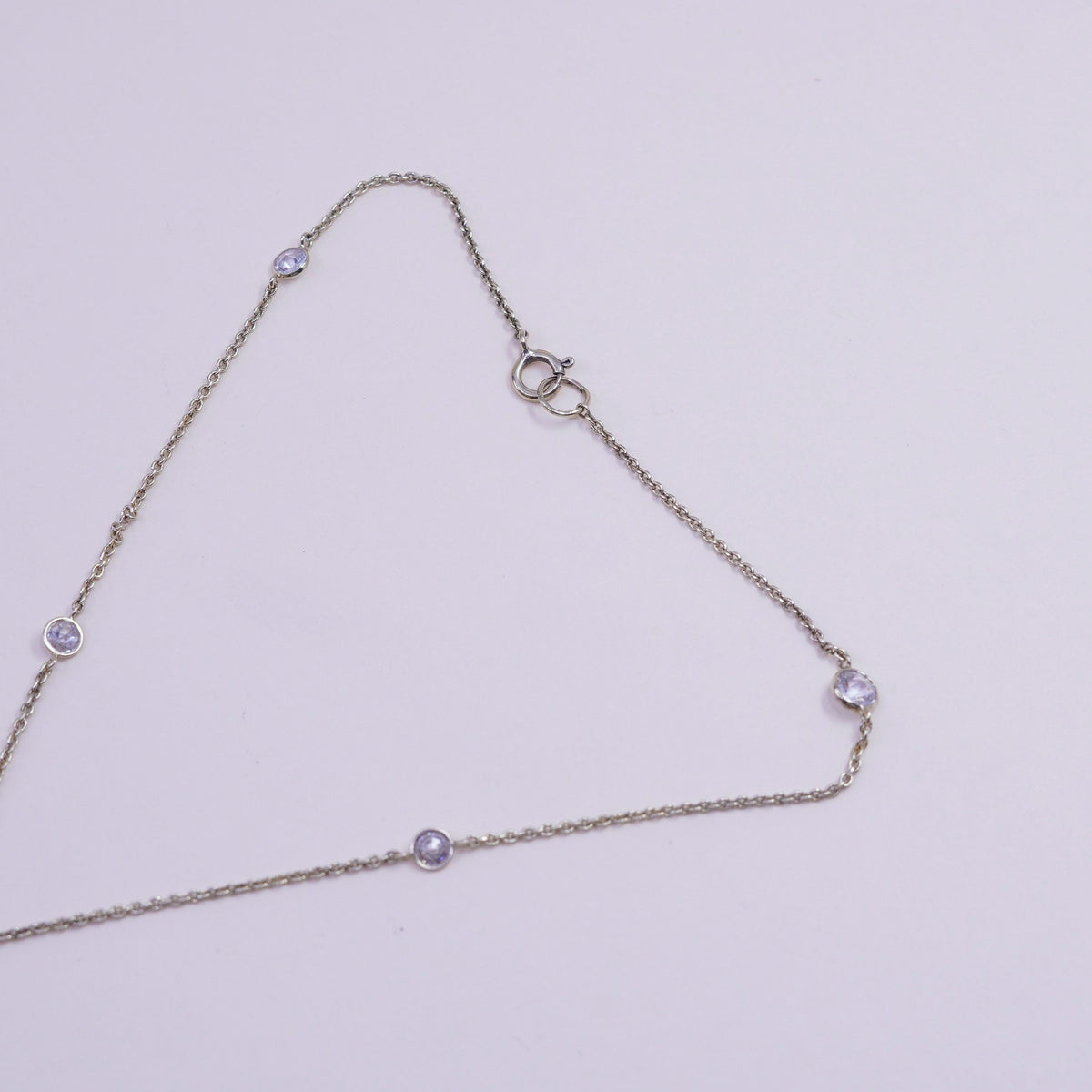 60”, vermeil gold over Sterling silver handmade necklace, 925 circle chain cz
