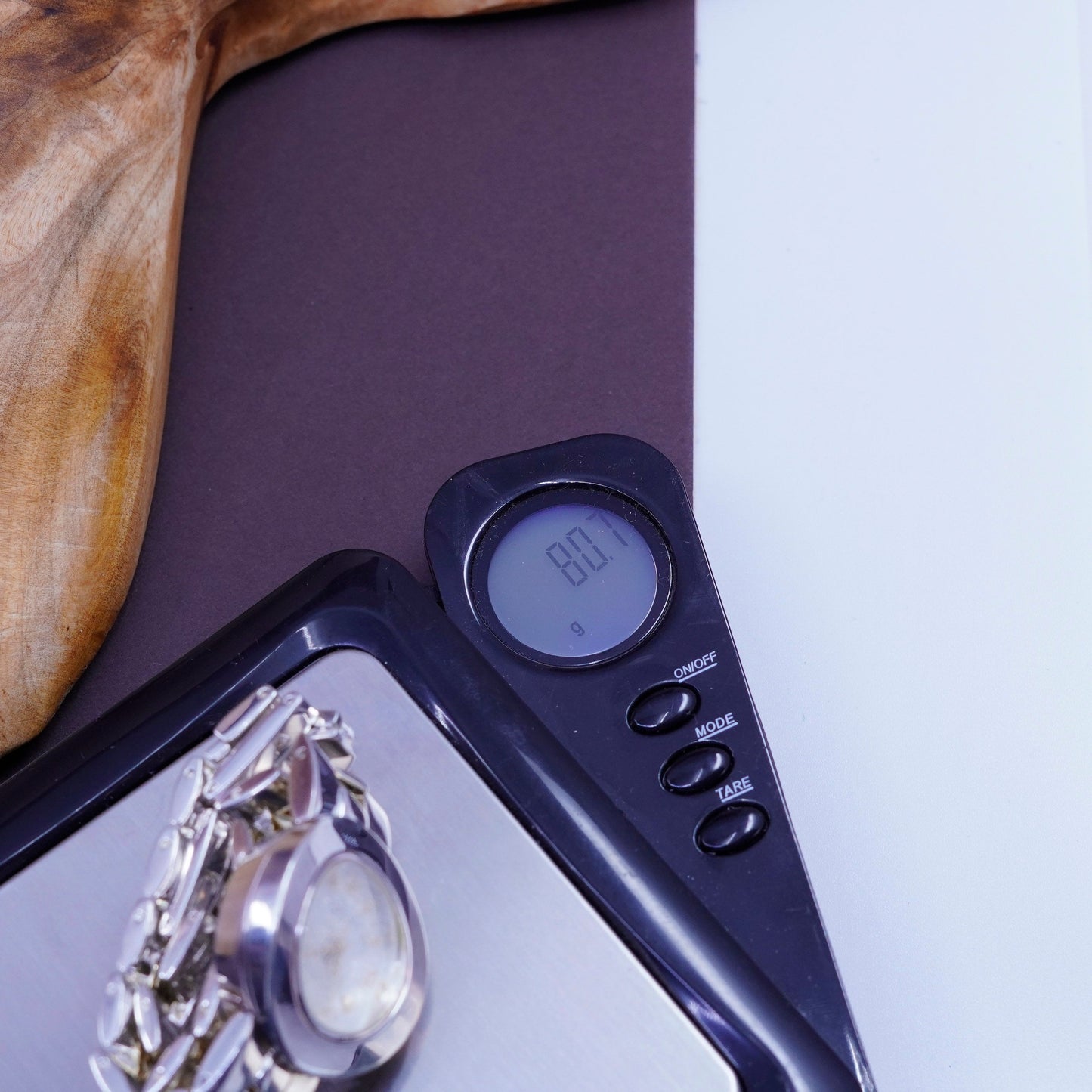 Vintage ecclissi round face watch with sterling 925 silver watch band