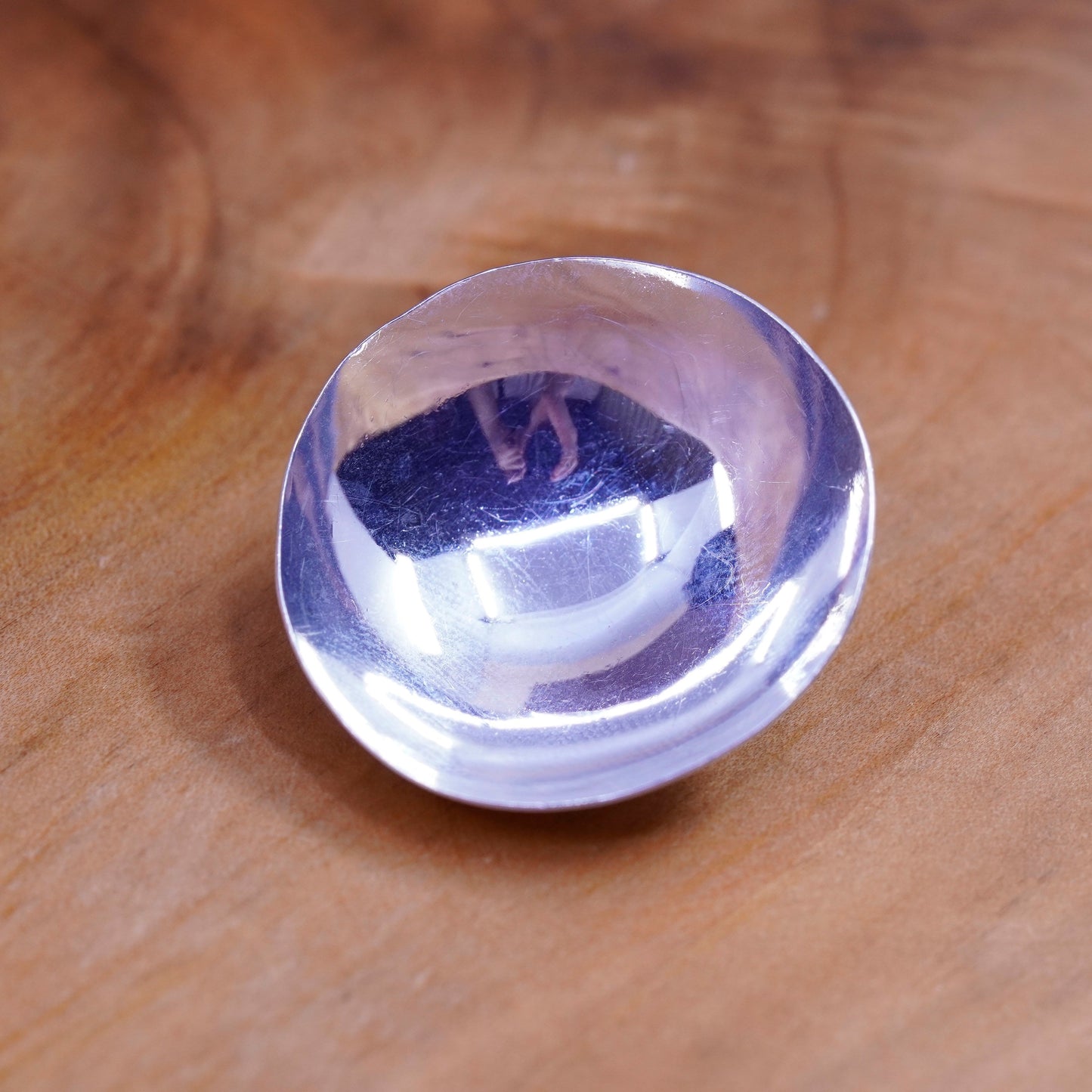 Vintage Sterling silver disc studs, 925 earrings