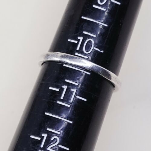 Sz 10.25, Vtg Sterling Silver handmade Ring, 925 Cocktail Ring W/ amethyst