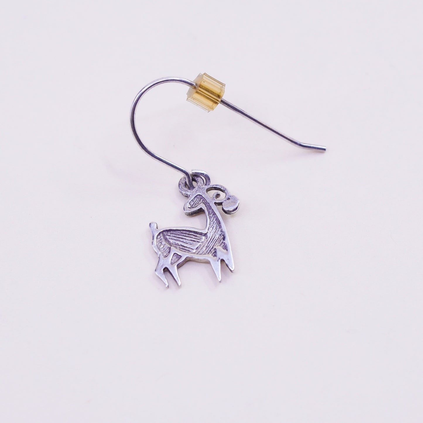 Vintage Sterling 925 Silver Sheep tiny Earrings
