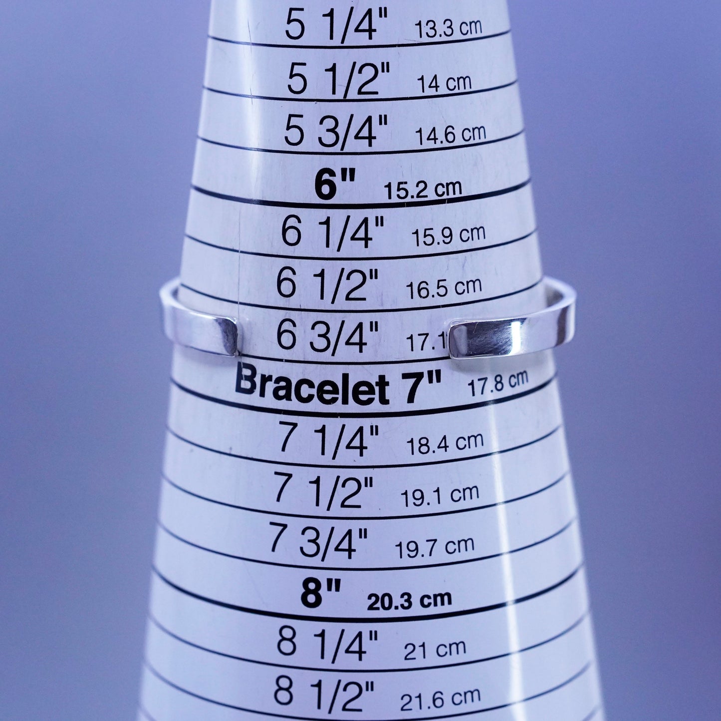 6.75”, Sterling 925 silver bracelet, quote cuff therapist coach motivator jokey