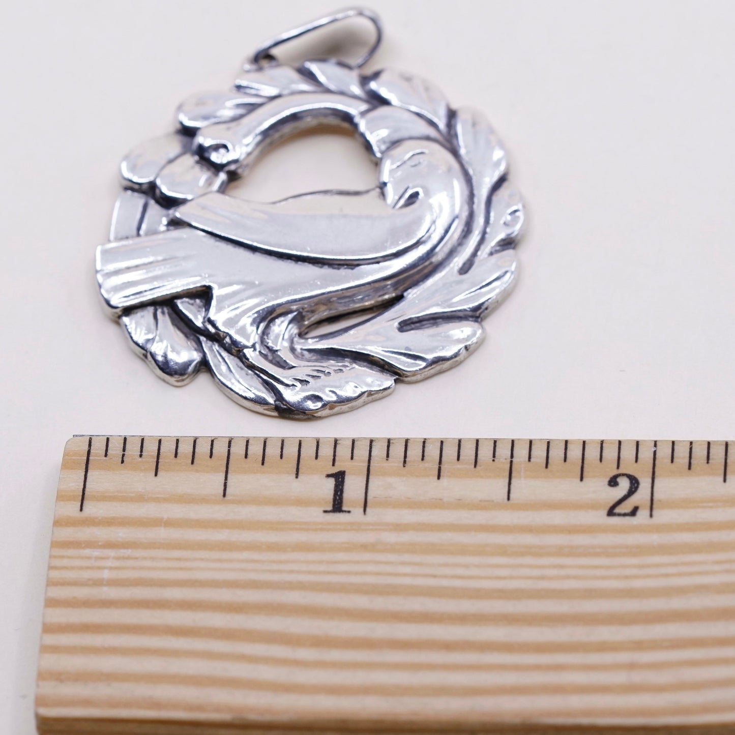 Vintage norseland Sterling 925 Silver handmade Georg Jensen Danish Dove pendant