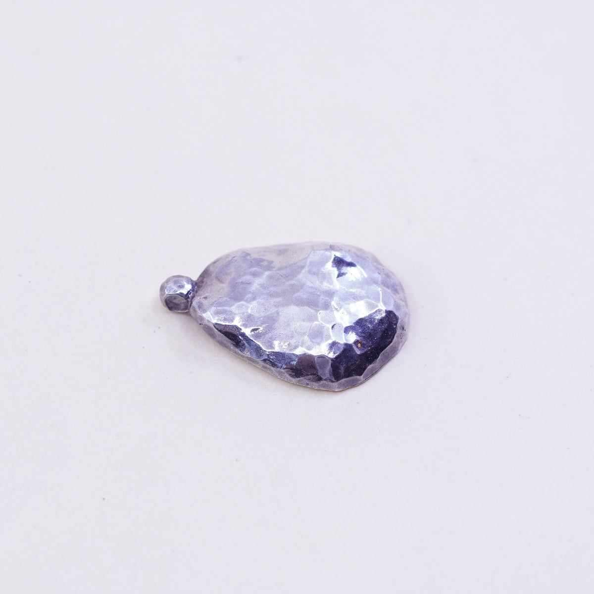Retired Silpada handmade Sterling 925 Silver Hammered nugget Pendant