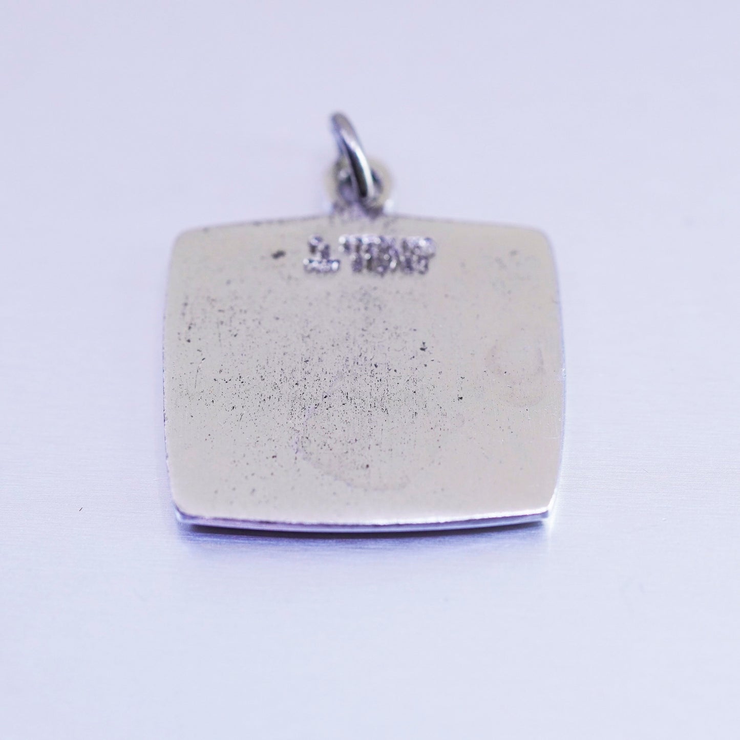 Vintage sterling 925 silver handmade football soccer “hall of fame” pendant