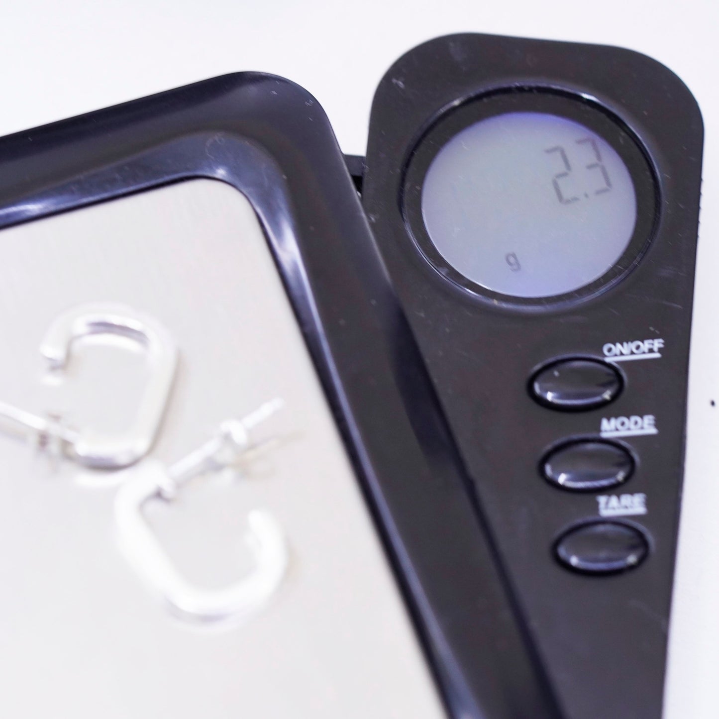 0.5”, vintage Sterling silver handmade earrings, 925 hoops