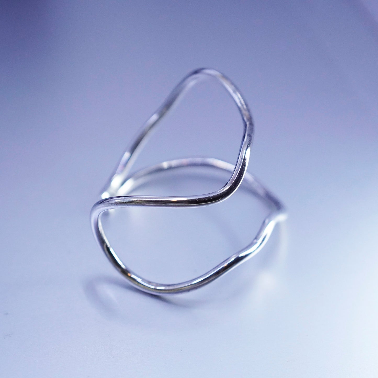 6”, Native American Morningstar Sterling 925 silver handmade bracelet, cuff