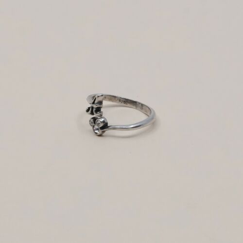Sz 6, Sterling Handmade Ring, 925 Silver Band W/ Initial A And Cz