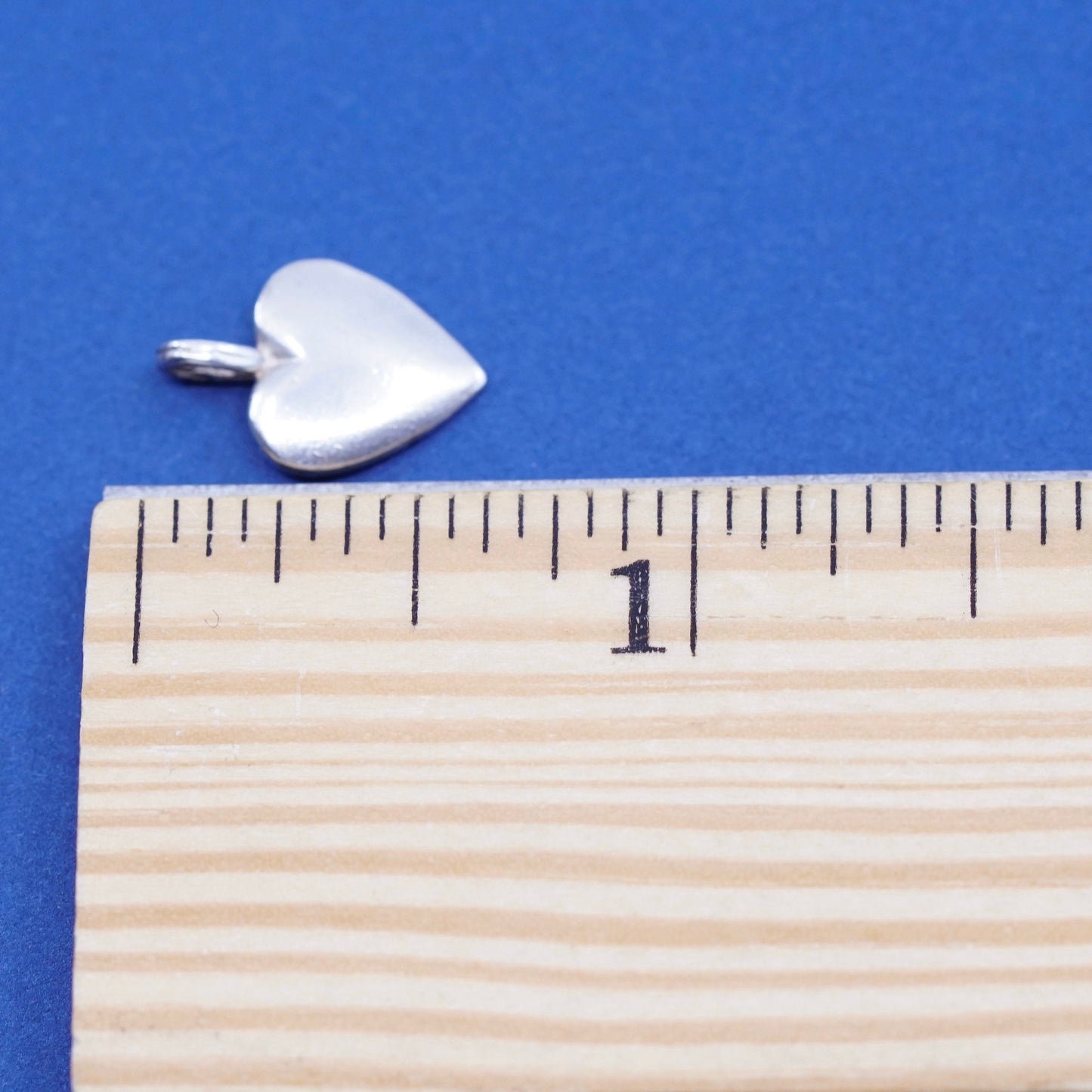 Vintage Sterling silver handmade pendant, IFB 925 heart