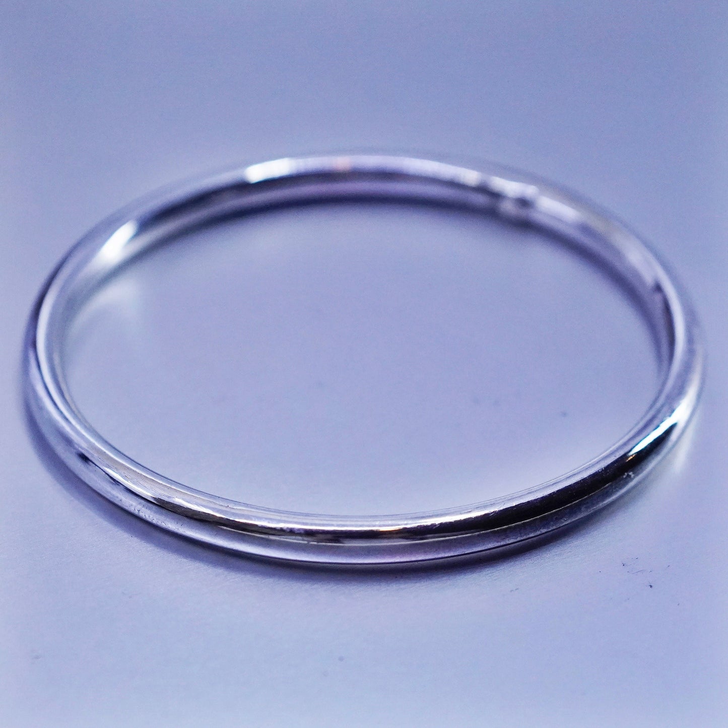 8”, Vintage Sterling 925 silver handmade bracelet, bangle