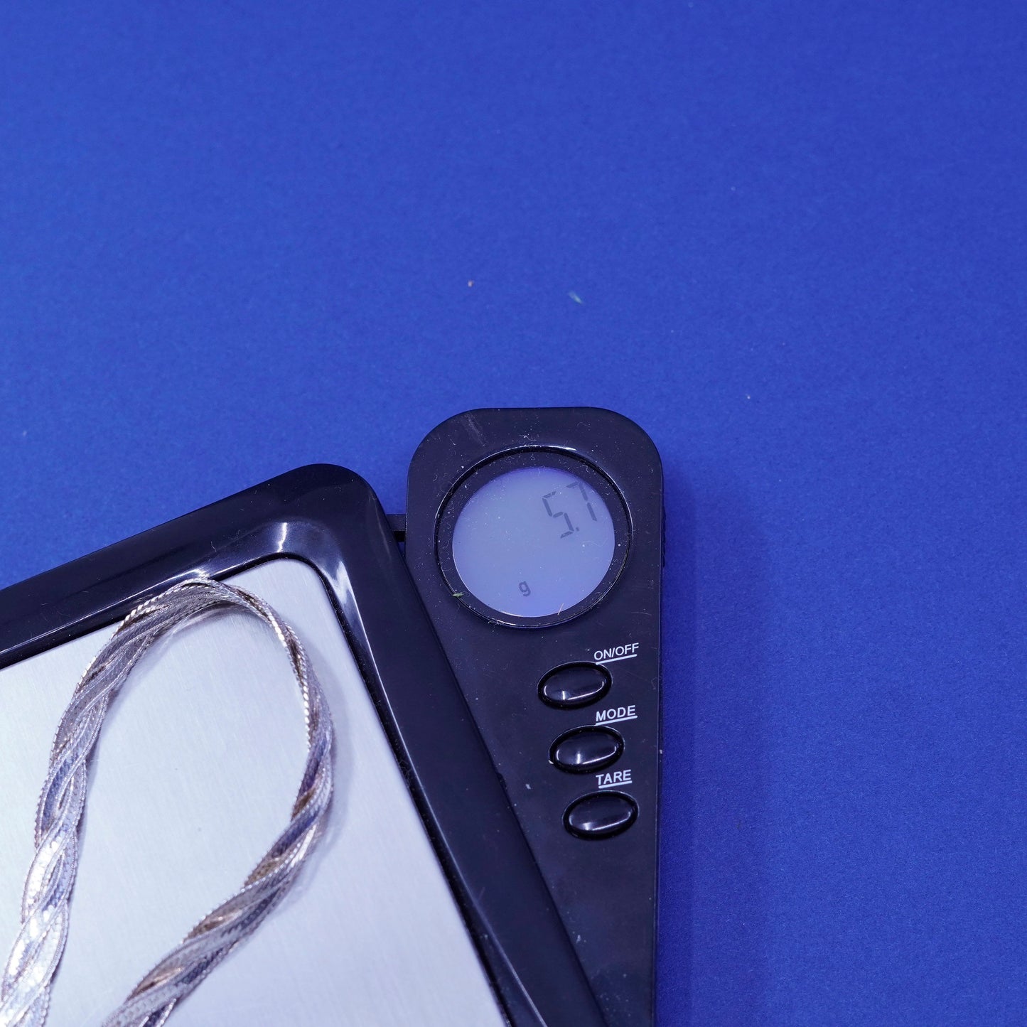 7”, vintage Sterling silver bracelet, textured 925 herringbone woven chain
