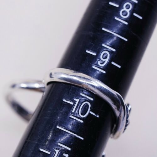 Vtg carolyn pollack Sterling 925 Silver Handmade Double Finger Band Ring