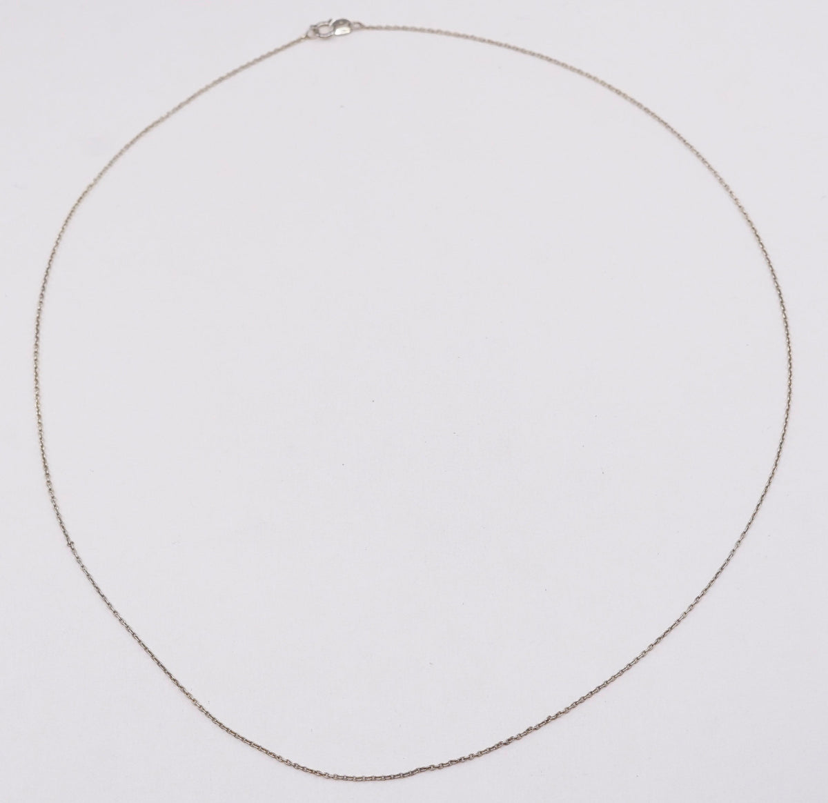 20”, 1mm, Vintage vermeil gold over sterling silver circle chain
