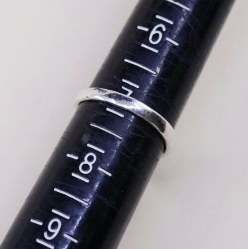 Sz 7, Vtg Sterling Ring, 925 Silver Engagement Ring W/ Lime Green CZ
