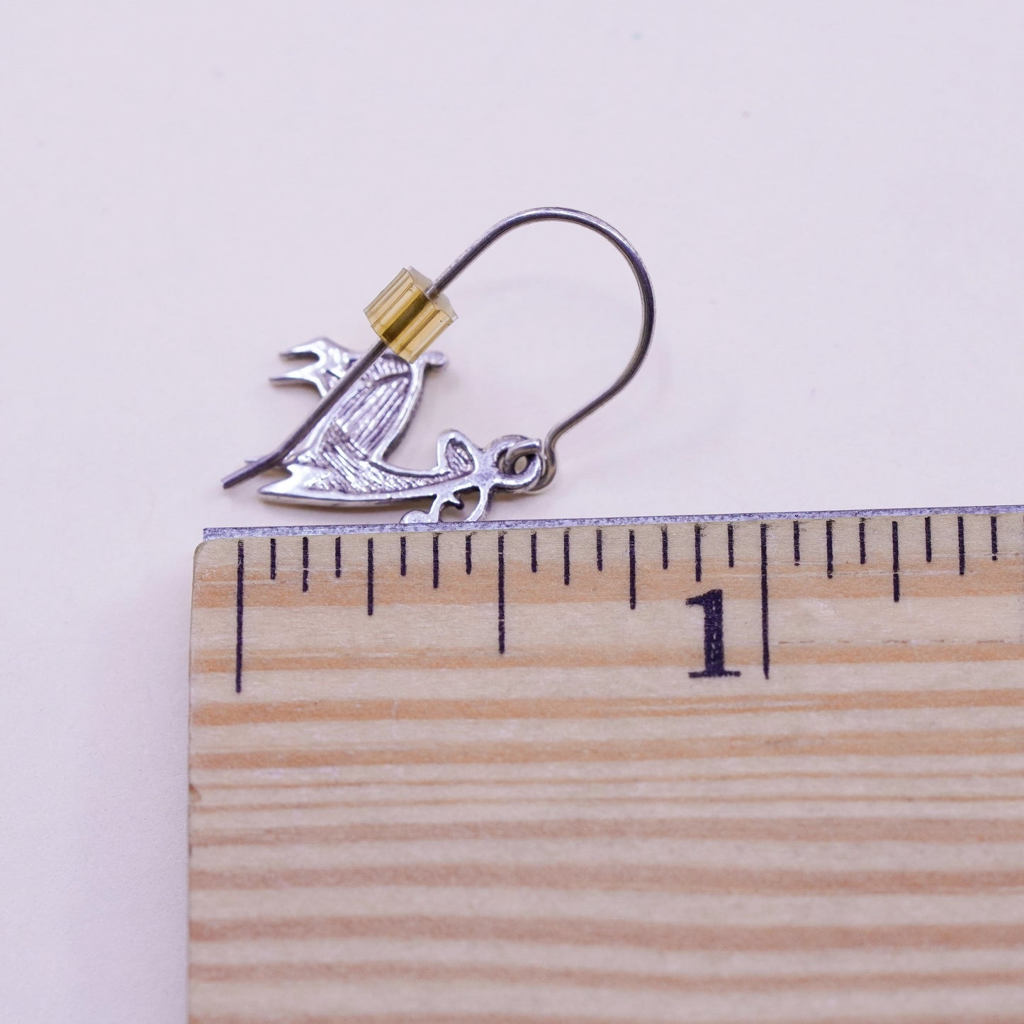 Vintage Sterling 925 Silver Sheep tiny Earrings