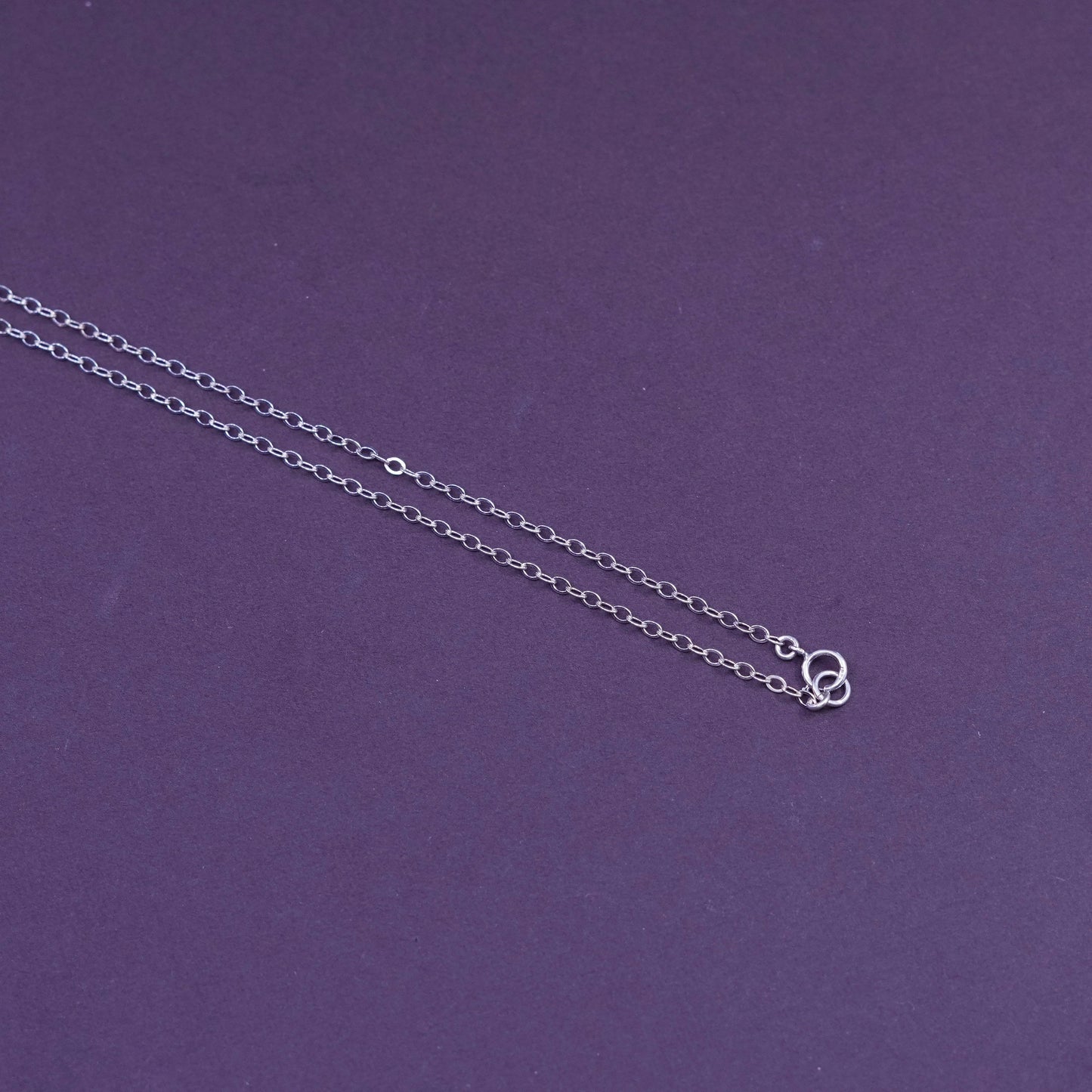 16”, Sterling silver Handmade necklace, 925 circle chain pearl citrine pendants