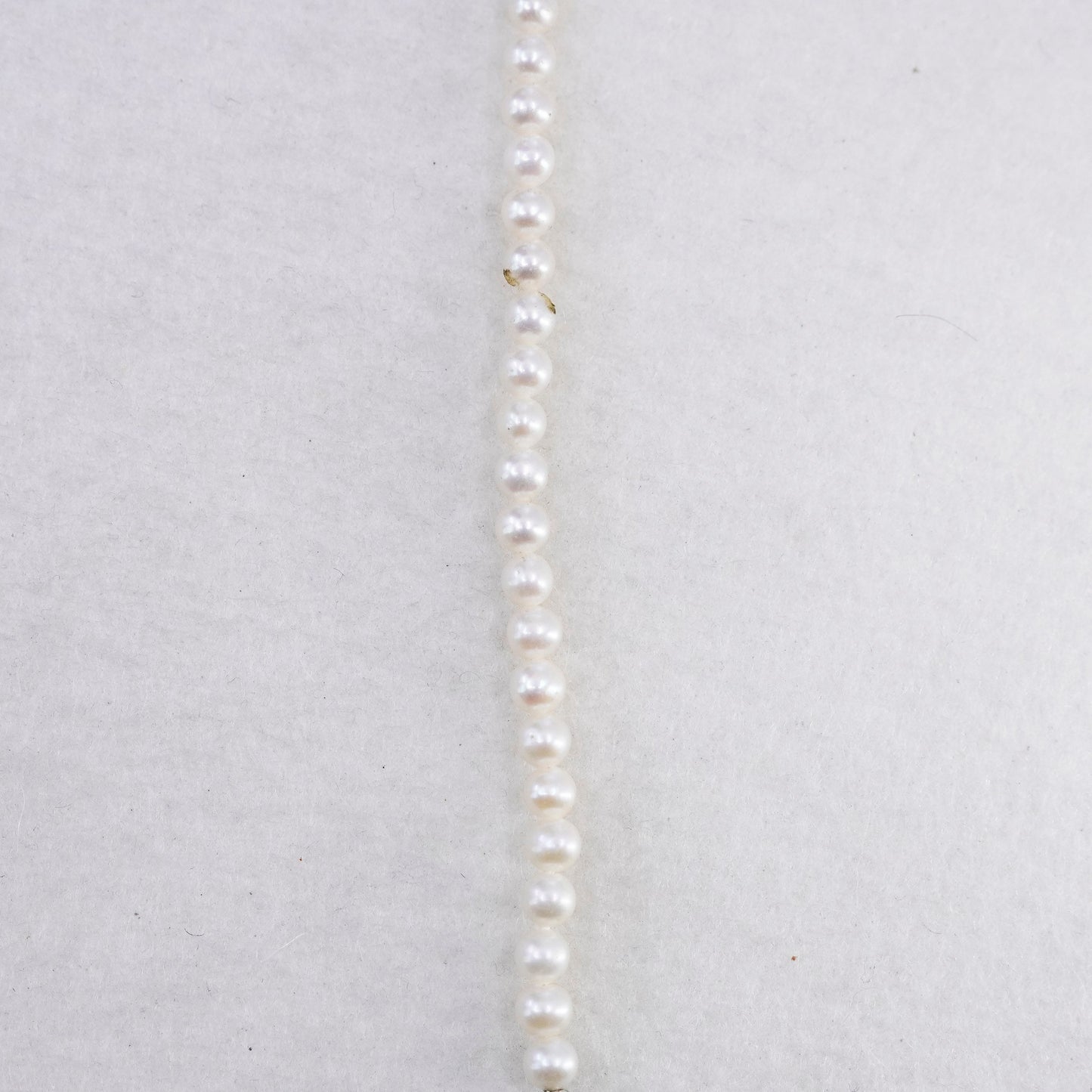 16”, Judith Jack Sterling 925 silver pearl chain tennis necklace Marcasite