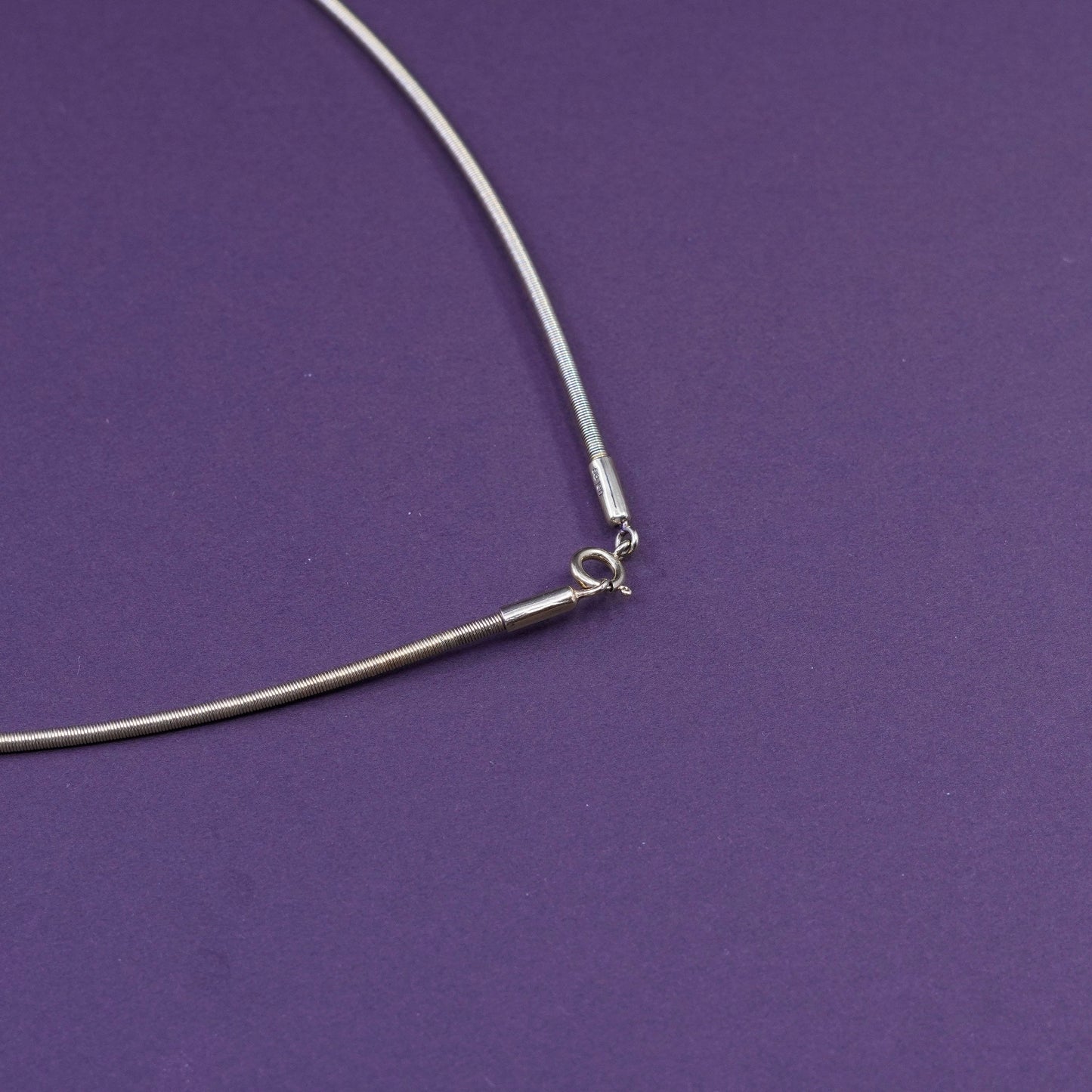 20" Sajen vermeil gold over sterling silver snake chain, Italy 925 necklace