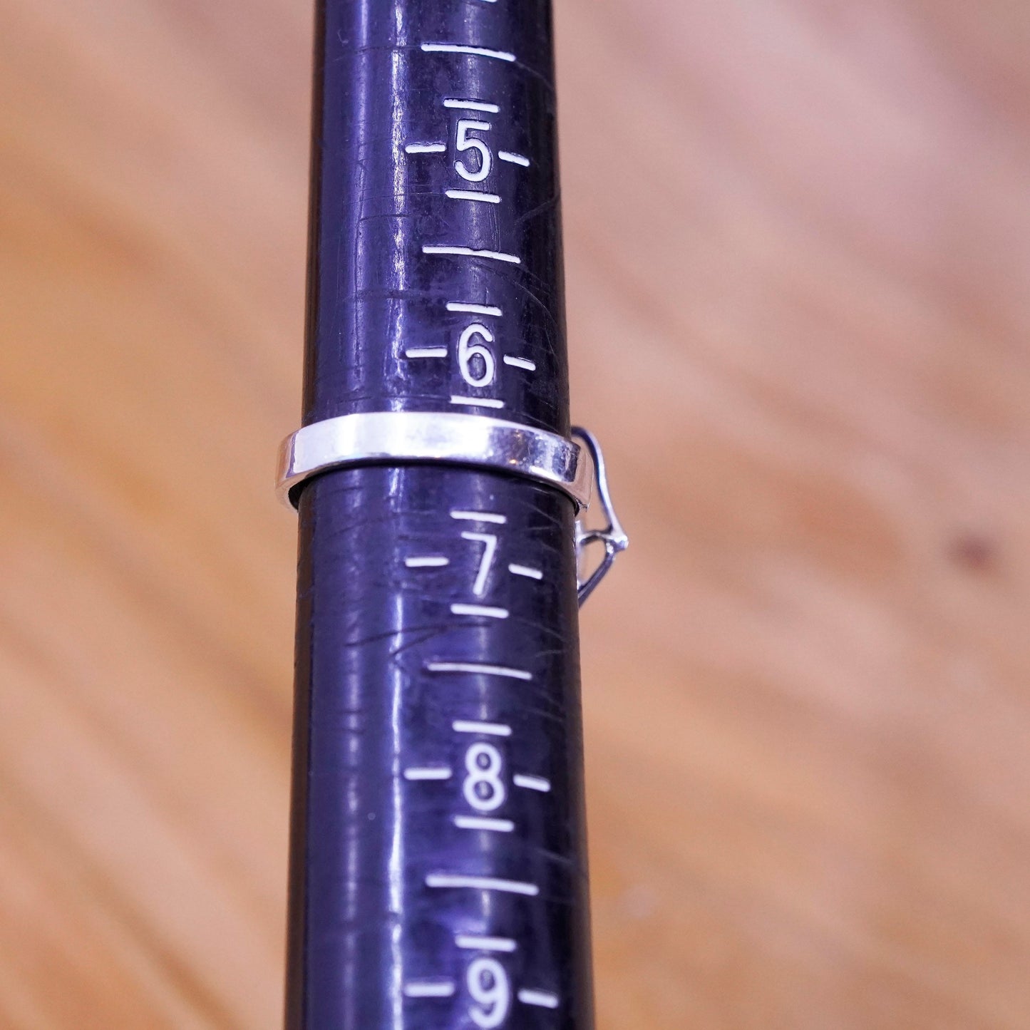 Size 6.25, vintage Mexico sterling silver handmade ring, 925 firefly w/ abalone