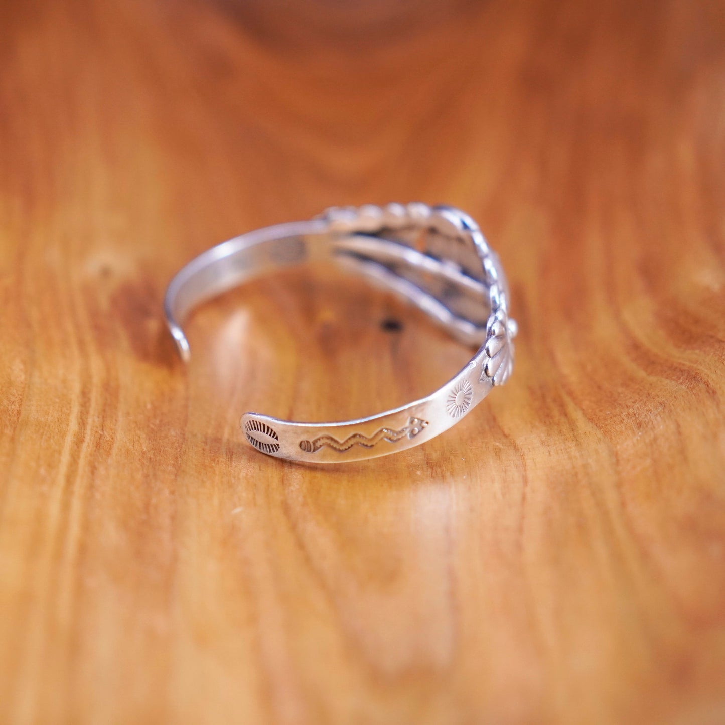 6”, MAISELS Of Albuquerque Navajo Sterling silver bracelet, 925 cuff turquoise