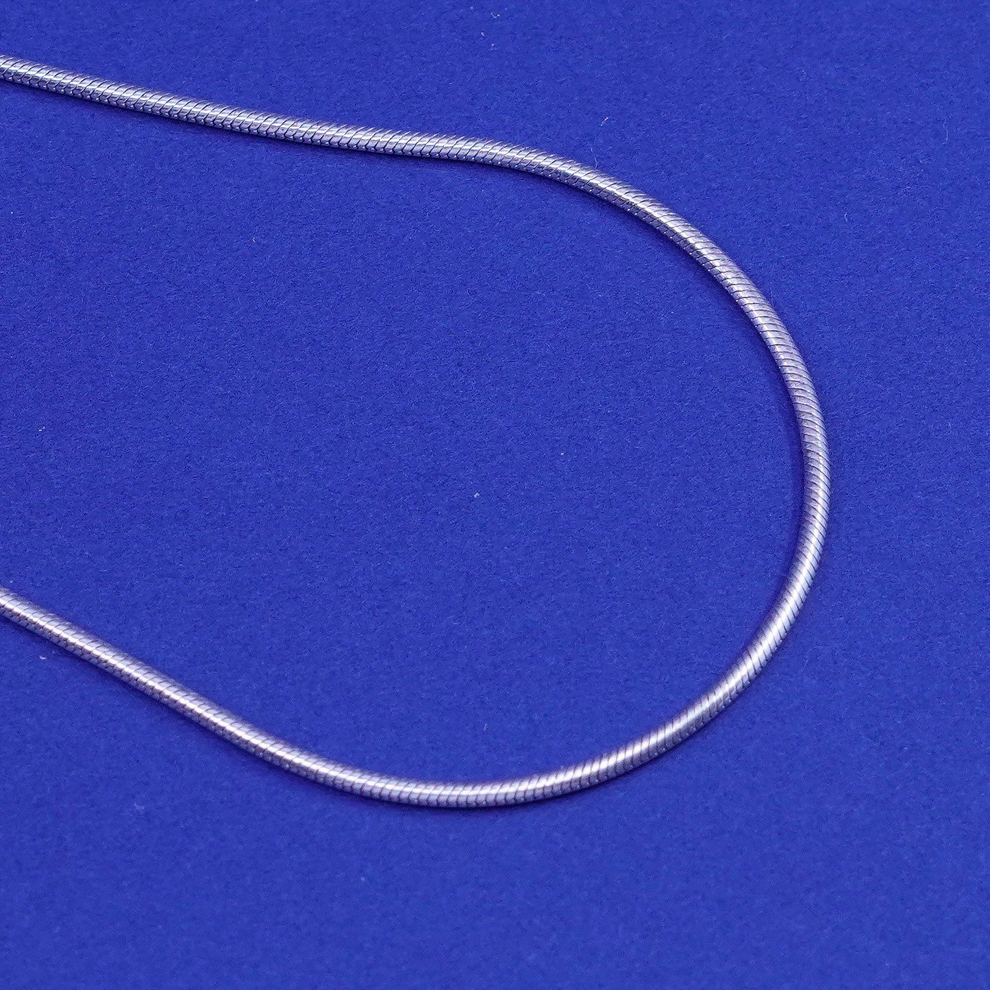 24”, 6mm, vintage Sterling silver handmade necklace, 925 herringbone chain