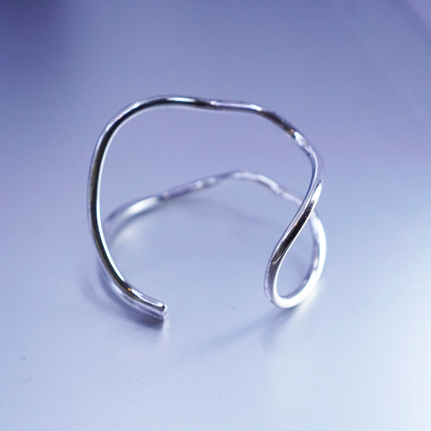 6”, Native American Morningstar Sterling 925 silver handmade bracelet, cuff