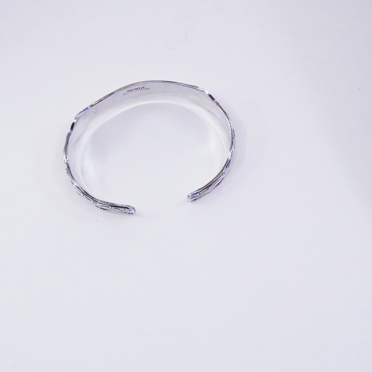6.75”, Vintage Reed & Barton Sterling silver Handmade spoon bracelet, 925 cuff
