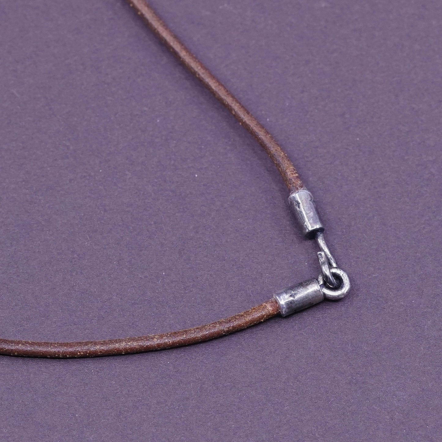 18”, Hopi Wes Willie Navajo Sterling 925 silver Native American horse necklace