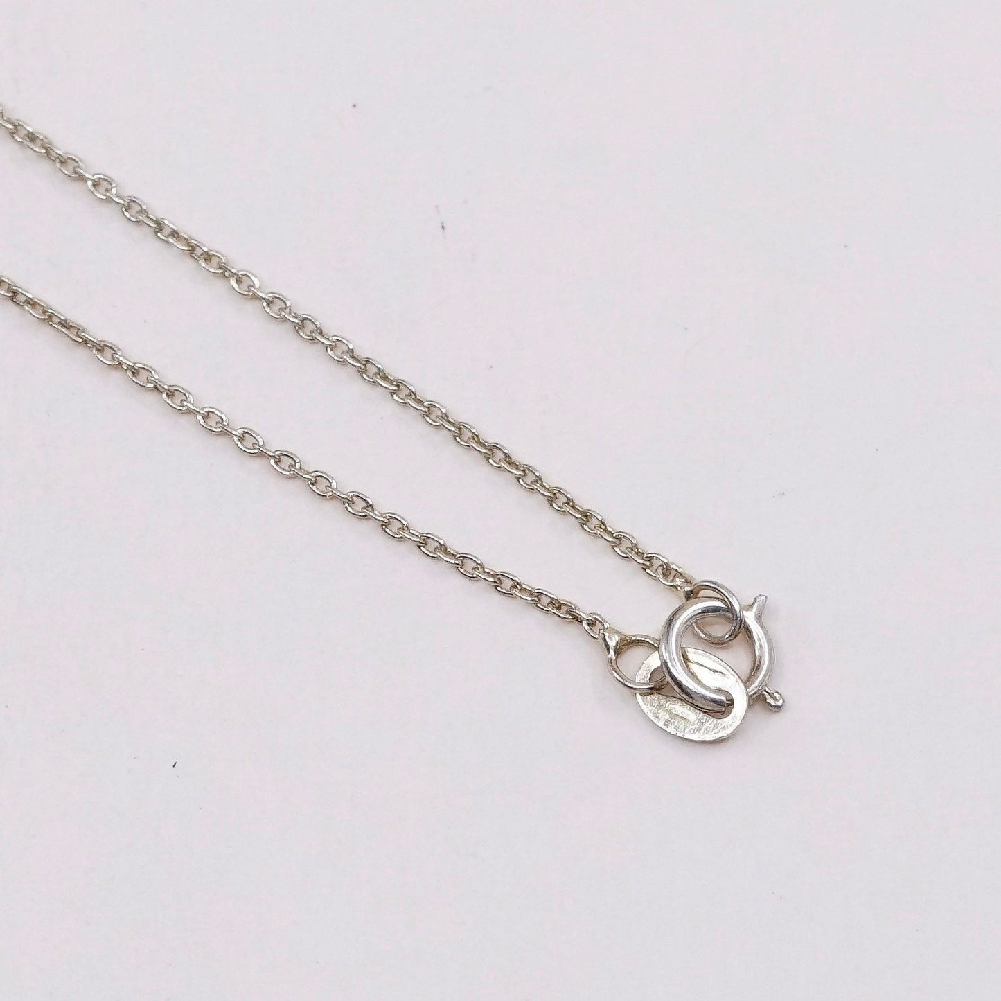 20”, 1mm, Vintage vermeil gold over sterling silver circle chain